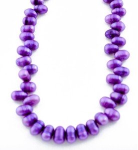 Adzo Purple Pearlsonality necklace 